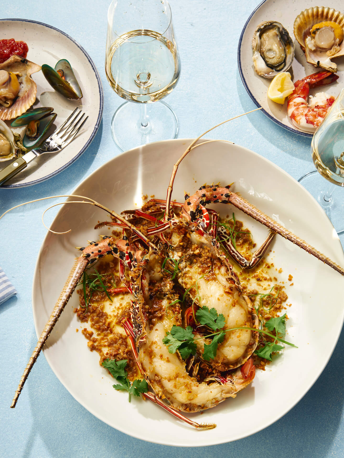 Grilled lobster